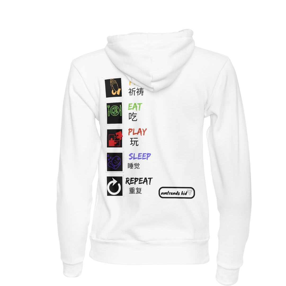 Pray-Play kiddies hoodie -09